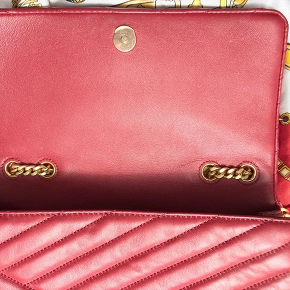 Tory Burch Red Quilted Women's Bag